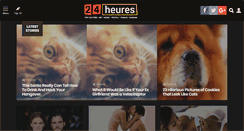 Desktop Screenshot of 24heures.fr