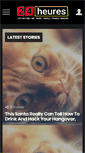 Mobile Screenshot of 24heures.fr