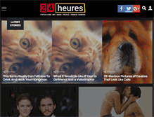 Tablet Screenshot of 24heures.fr
