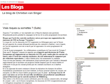 Tablet Screenshot of christianvansinger.blog.24heures.ch