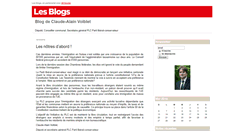 Desktop Screenshot of claude-alainvoiblet.blog.24heures.ch