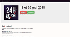 Desktop Screenshot of courses.24heures.org