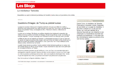 Desktop Screenshot of mediateuredipresse.blog.24heures.ch