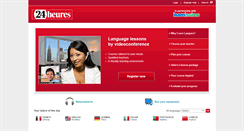 Desktop Screenshot of courslangues.24heures.ch
